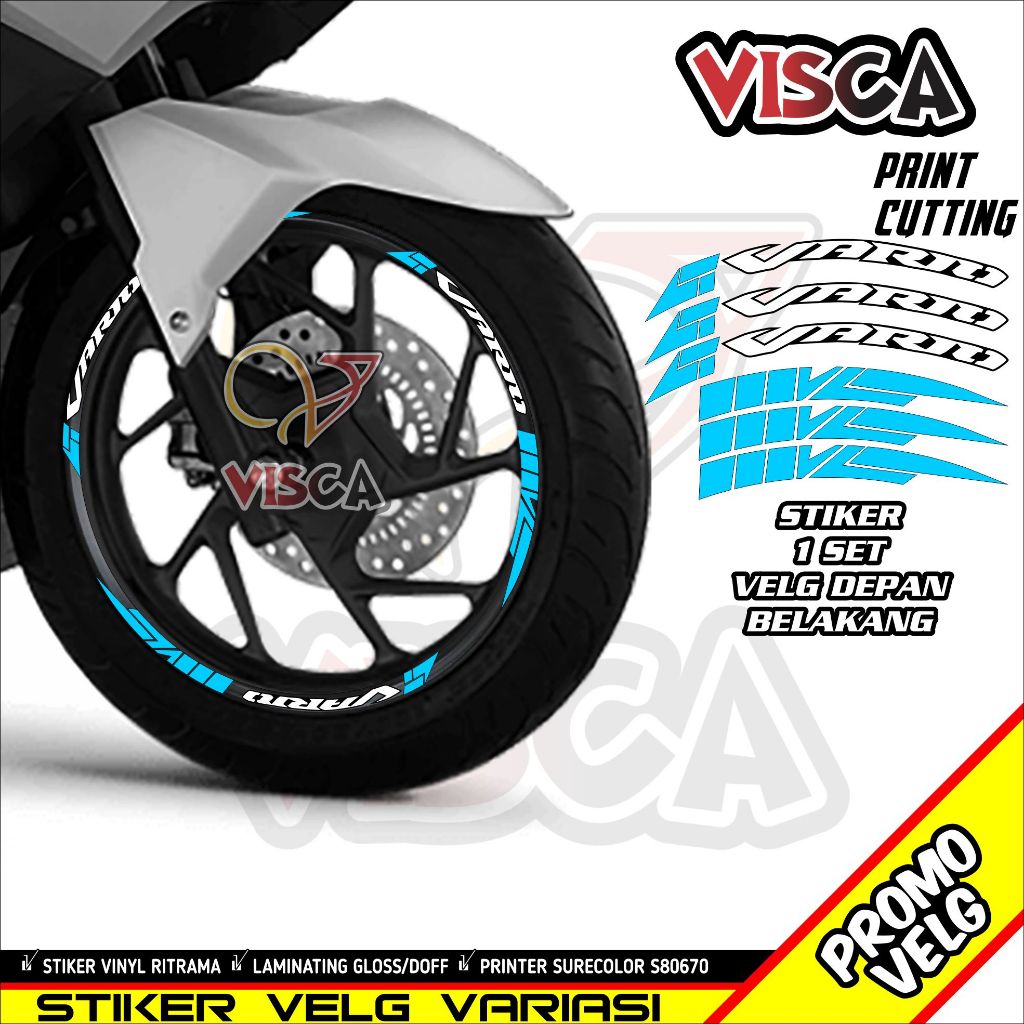 Stiker Velg List Velg Motor Stiker Velg Vario Variasi Vario Abstrack