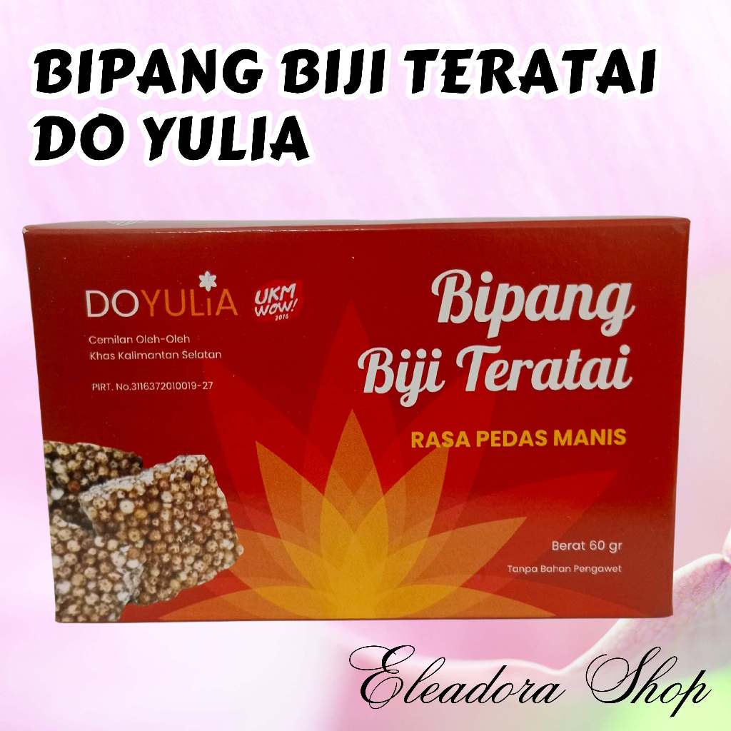 

Bipang Pedas Manis Merk Do Yulia - Camilan Biji Teratai Khas Kalimantan Selatan