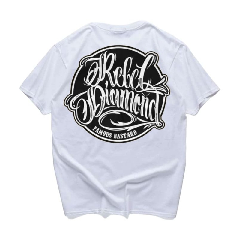 REBEL DIAMOND TSHIRT | KAOS REBEL DIAMOND | FREE STICKER