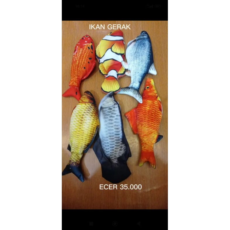 ikan gerak/ikan goyang/mainan ikan