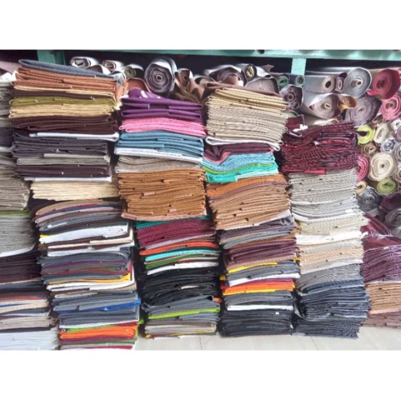 KULIT SINTETIS KILOAN/KULIT SINTETIS POTONGAN/KULIT SINTETIS SISA PRODUKSI/ BAHAN TEBAL/DAN BAHAN TI