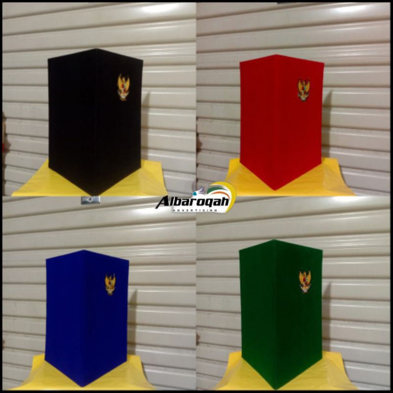 

Map Bludru Garuda Bordir Upacara Ukuran F4(23cm×34cm)