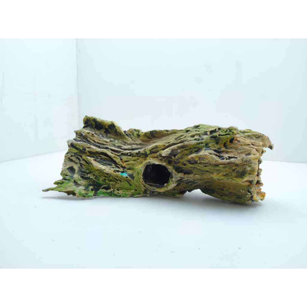 hiasan kayu jati aquascape, dekorasi aquarium kayu, ornamen aquarium kayu, kayu bolong aquarium, hia