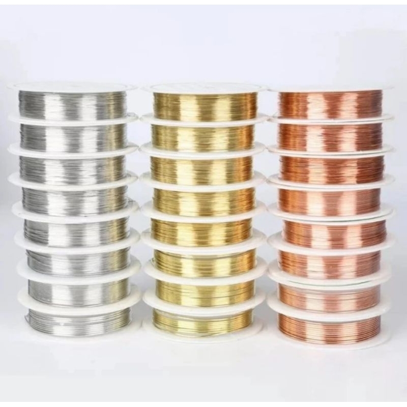 Kawat Tembaga Copper Wire Craft Jewerly Perhiasan 0,3mm (Harga per pcs)