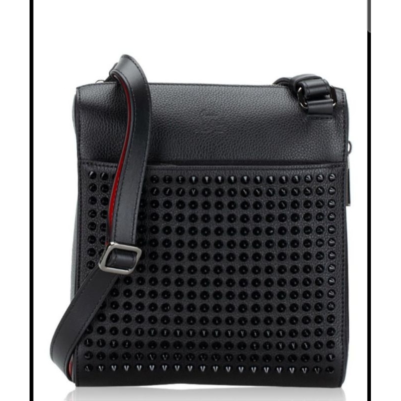 CHRISTIAN LOUBOUTIN
Men Benech Medium Reporter Bag Black

