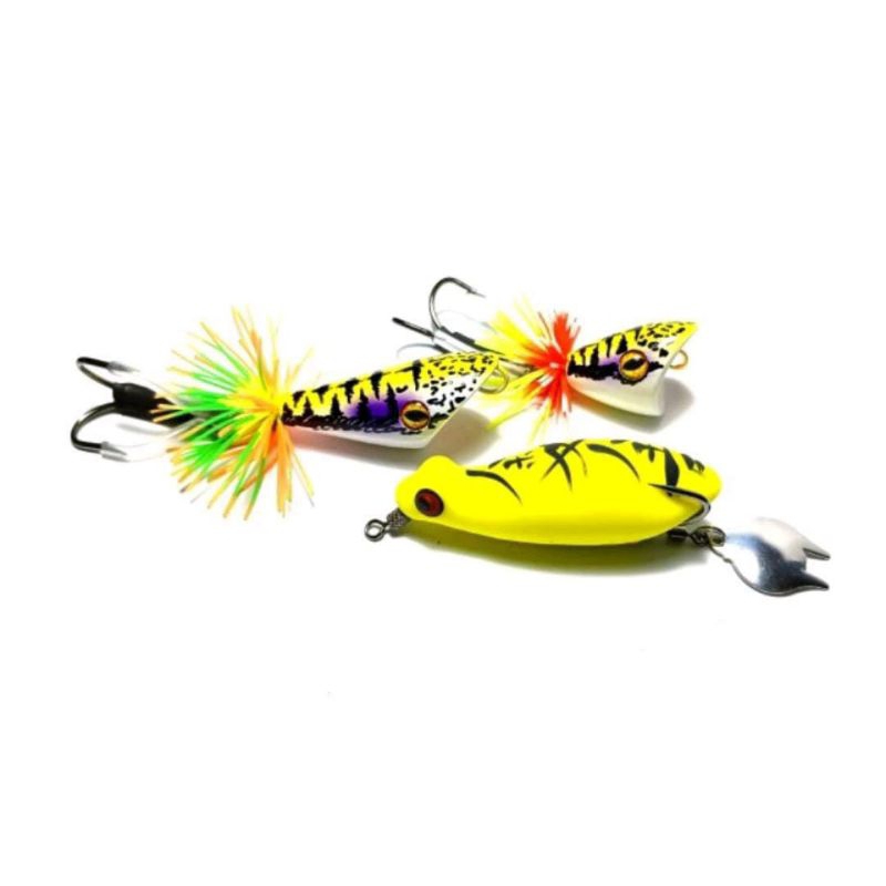 PAKET 3PCS GEOL JAWES SOFT FROG UMPAN KESTING