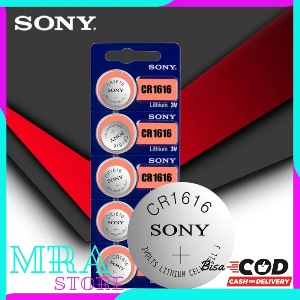 Baterai Batrei Batre Sony Murata CR1616 CR 1616 Original