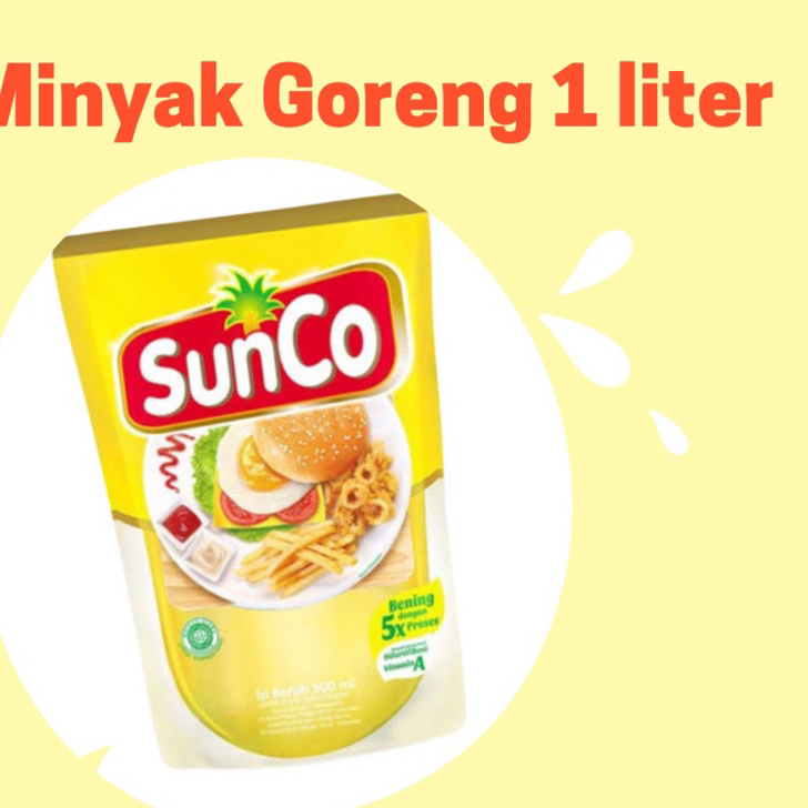 

Terbaru SUNCO Minyak Goreng Refill Kemasan Pouch 1L Stok Banyak