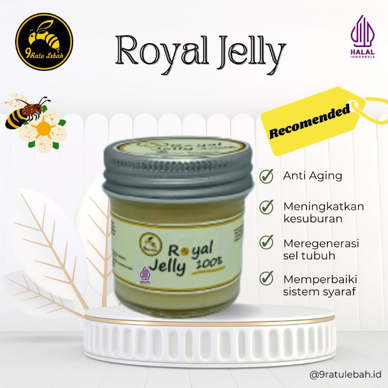 

Royal Jelly | 100% Pure Royal Jelly tanpa campuran