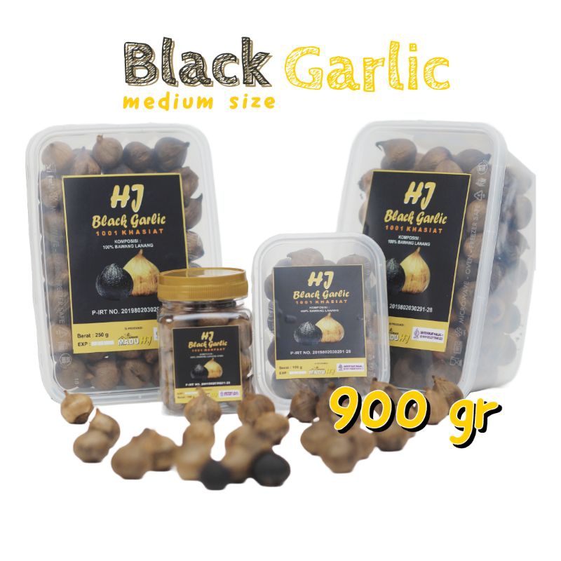 

Black Garlic Bawang Hitam Tunggal/Lanang 900gr 750gr