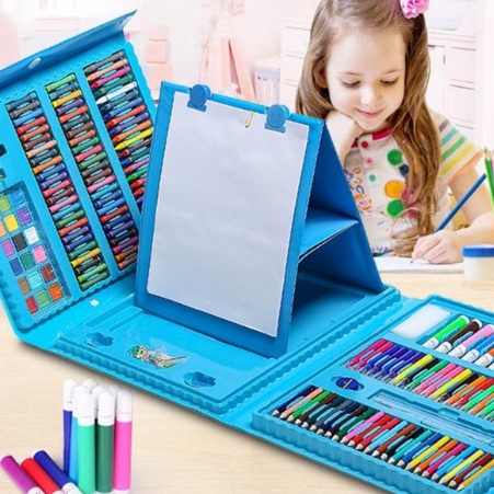 

➫✬✵ (KEYA) Pensil Warna Crayon Set 208 Pcs Alat Menggambar Mewarnai Anak Terlaris
