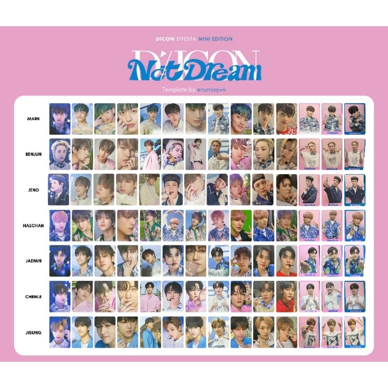 SHARING DICON 102 NCT DREAM SET