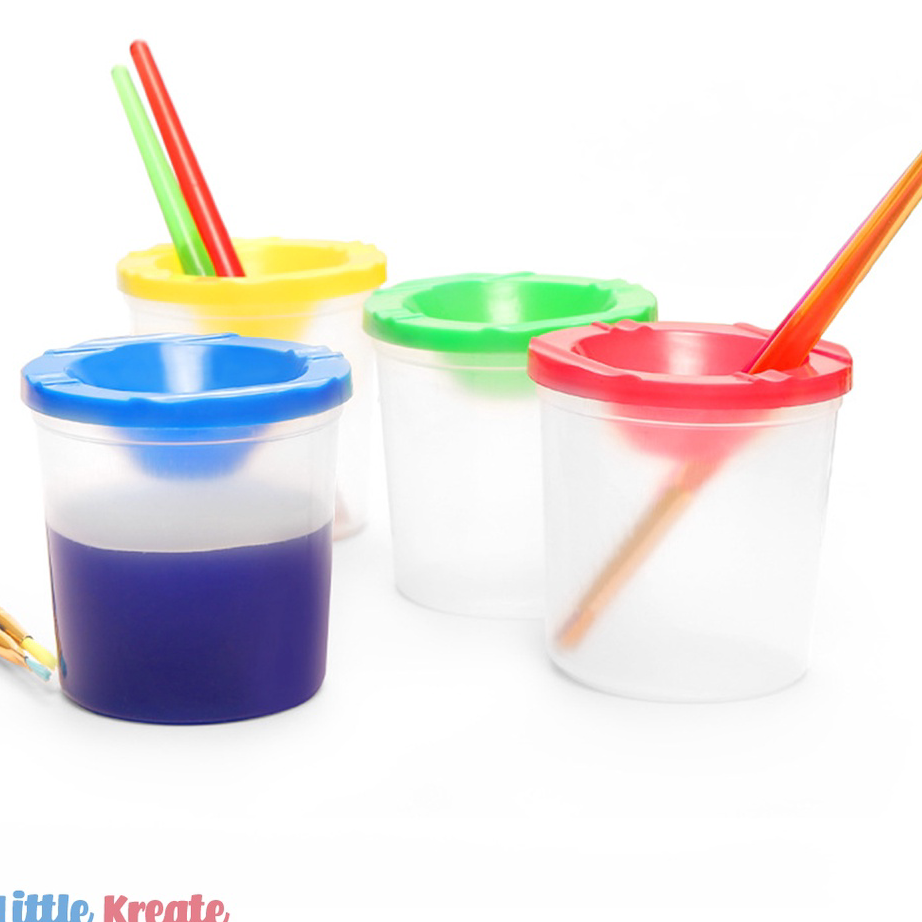 

➲➛☆ Wadah Air untuk Cat / Painting / Water Cup Brush Holder / Tempat Air Melukis Stock Banyak