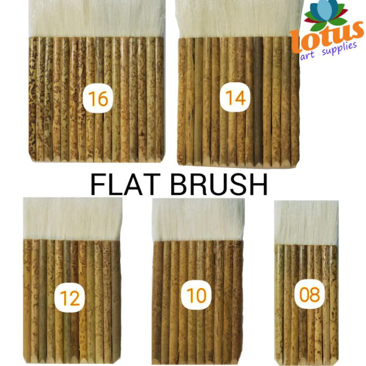 

Model Baru Lotus Bamboo Flat Brush Kuas Bambu Sejajar Model Baru