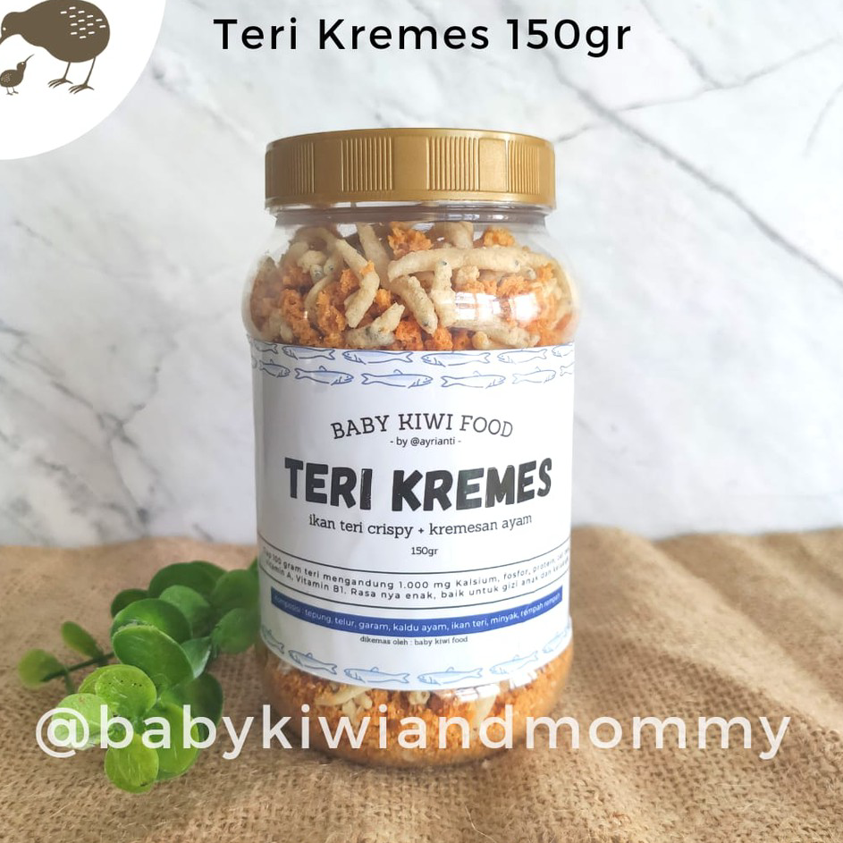 

Ready Stock Teri Kremes 150gr TOPLES / Pendamping Lauk Anti GTM