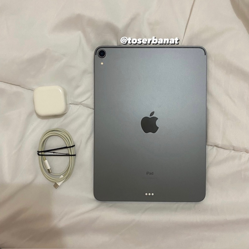 IPAD PRO 2018 belinya 2019 spacegray gray 11 inch abu murah termurah second 64 gb bagus support pen 