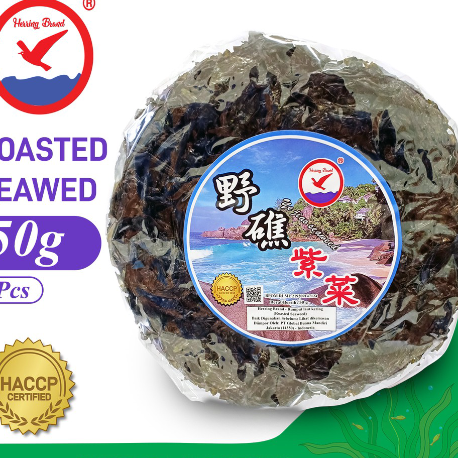 

Bayar Di Tempat Herring Brand Dried Seaweed Rumput Laut Bulat 50 g ➮➟✤