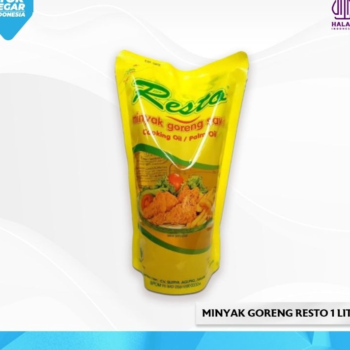 

➝↑❁⁂ Minyak Goreng Resto 1 Liter Refill Laris