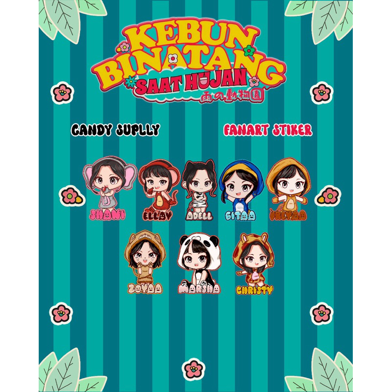 

STIKER CHIBI FANART JKT48 Kebun binatang saat hujan