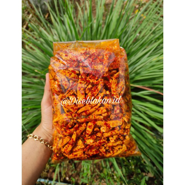 

12.12 sale Basreng pedas daun jeruk isi 500gram