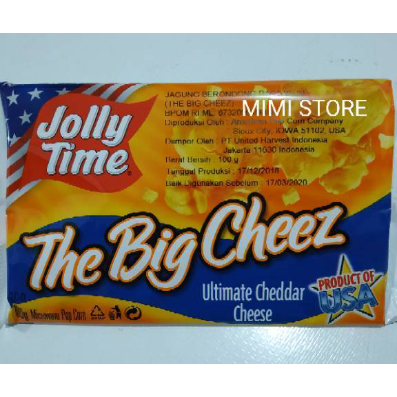 

Serba Murah POP CORN JOLLY TIME RASA THE BIG CHEESE
