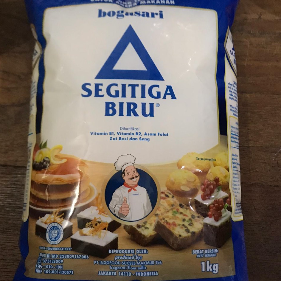 

Terkini Terigu Segitiga Biru Premium - Kemasan 1kg !!