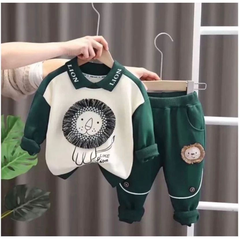 SETELAN SWEATER ANAK LAKI LAKI SETELAN SWEATER ANAK CELANA JOGER SWEATER ANAK CELANA JOGER 1-5TAHUN 