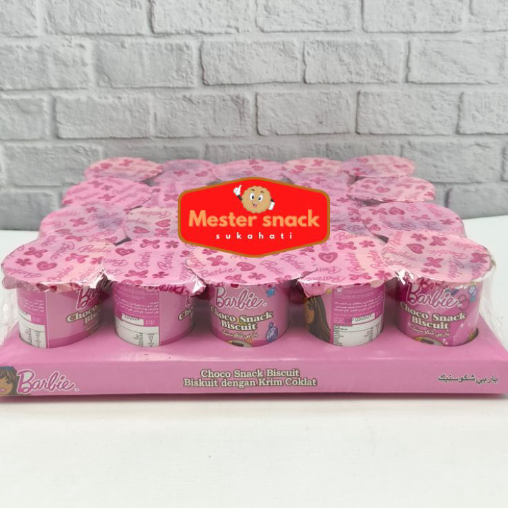 

Big Sale Barbie Choco Snack Biscuit Mini 8 gram (1 pack isi 20 pcs) Terlaris