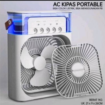 AC Mini Portable Air Cooler Pendingin Mobil dan Ruangan