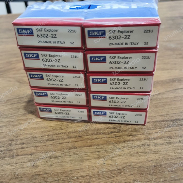 Bearing SKF 6302-2Z 6302 2Z 6302 ZZ Made In Italy Diskon