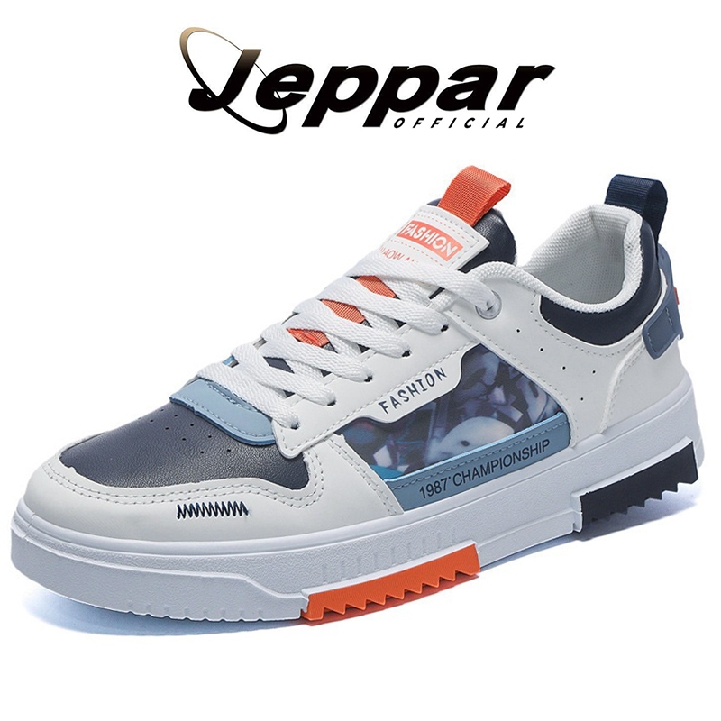 Jeppar - Sepatu Sneakers Pria LOUGHTOWN 1987 Championship / Sepatu Casual Pria Import - Sepatu Putih