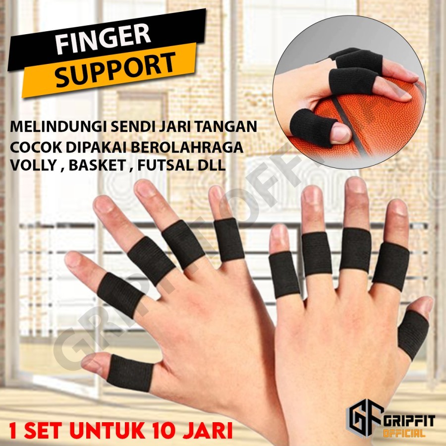 Finger Support Jari / Finger Tape / Deker Jari Pelindung Jari Tangan DEKER JARI FUTSAL VOLLY BASKET