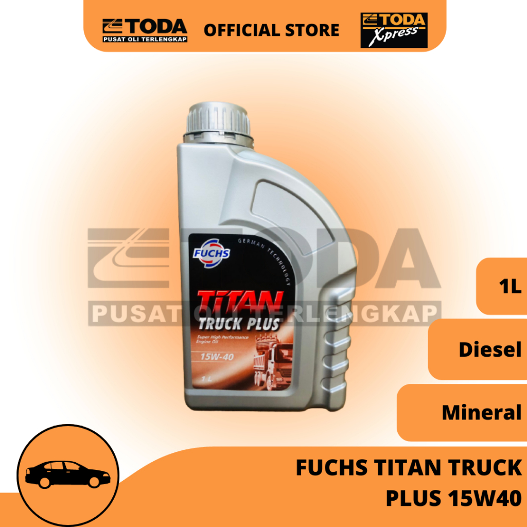 Fuchs Titan Truck Plus 15W40 1 Liter Original Made in Germany