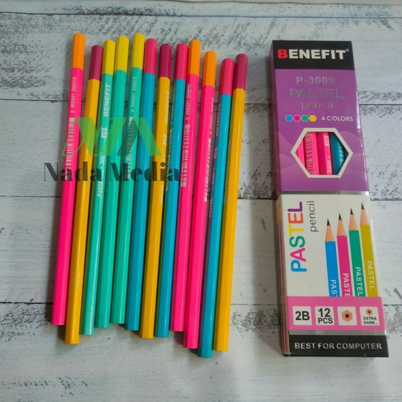 

Pensil 2B Benefit Pastel P-3000