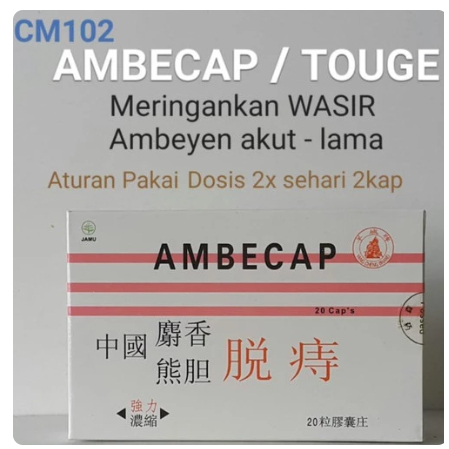 Zhongguo Moschus TUOGE (Ambecap) obat wasir ambeyen