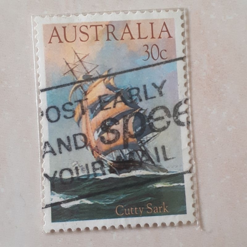 

Perangko Australia Clipper Ships (Cutty Sark, 1869) Tahun 1984