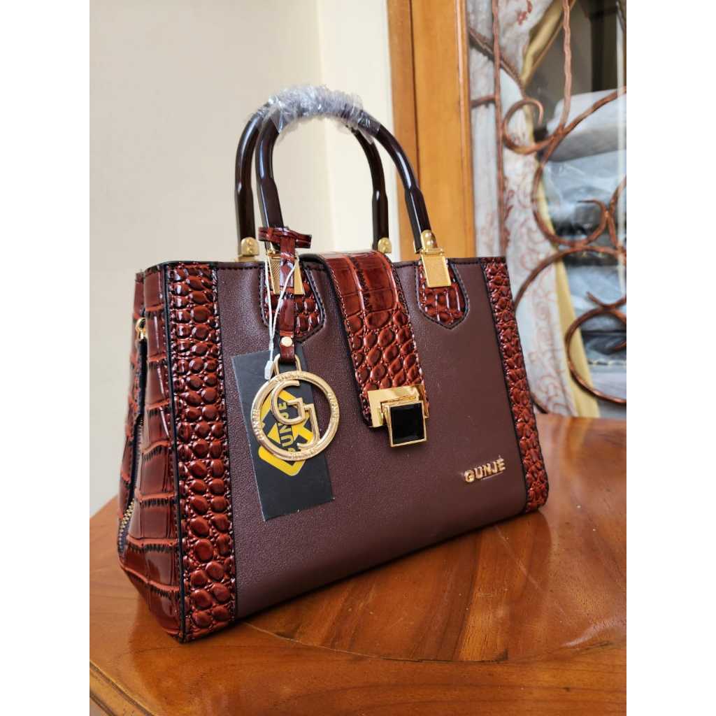 hot deals tas original gunje wanita kulit buaya elegan