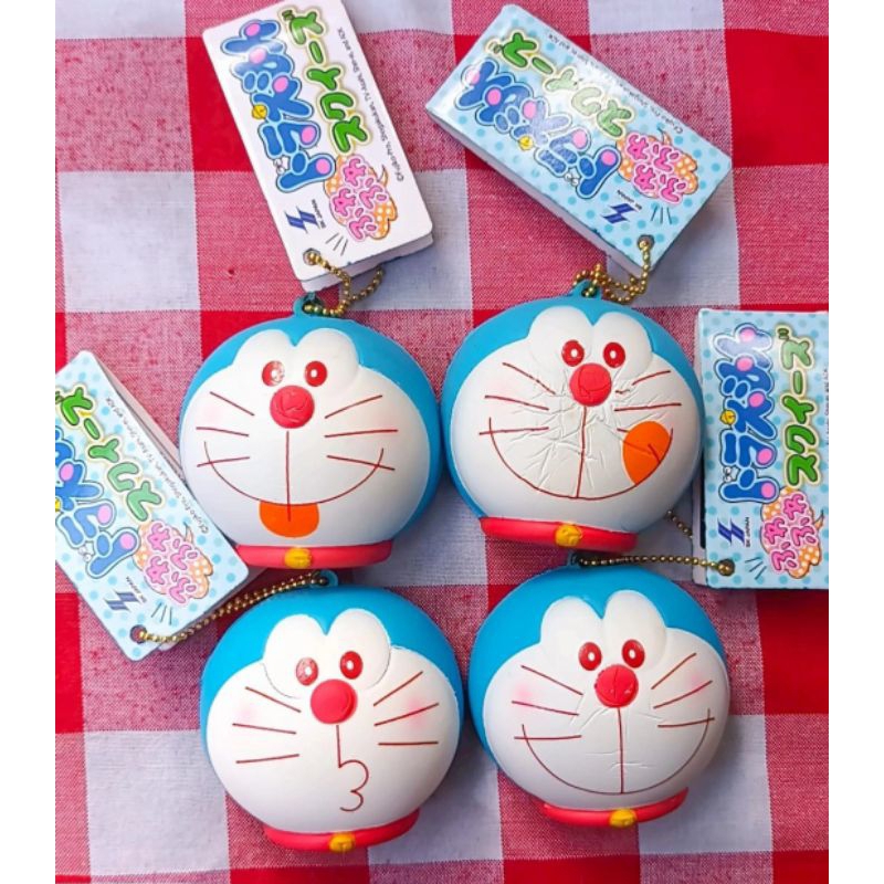 SQUISHY RARE 1 SET DORAEMON HEAD HUN WITH TAG