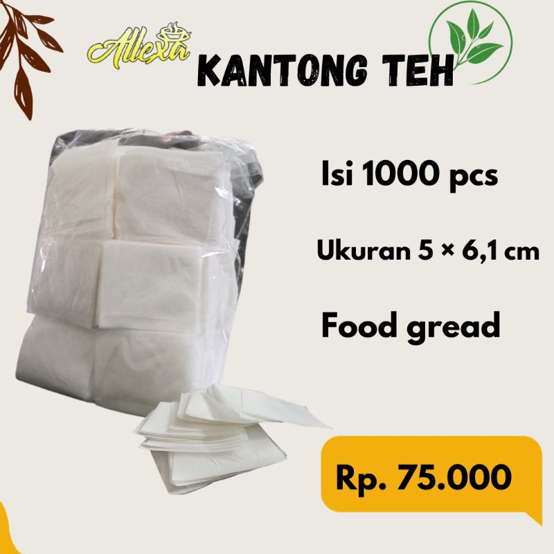

[ TERLARIS ] Kantong Teh Celup Kosong isi 1000 pcs