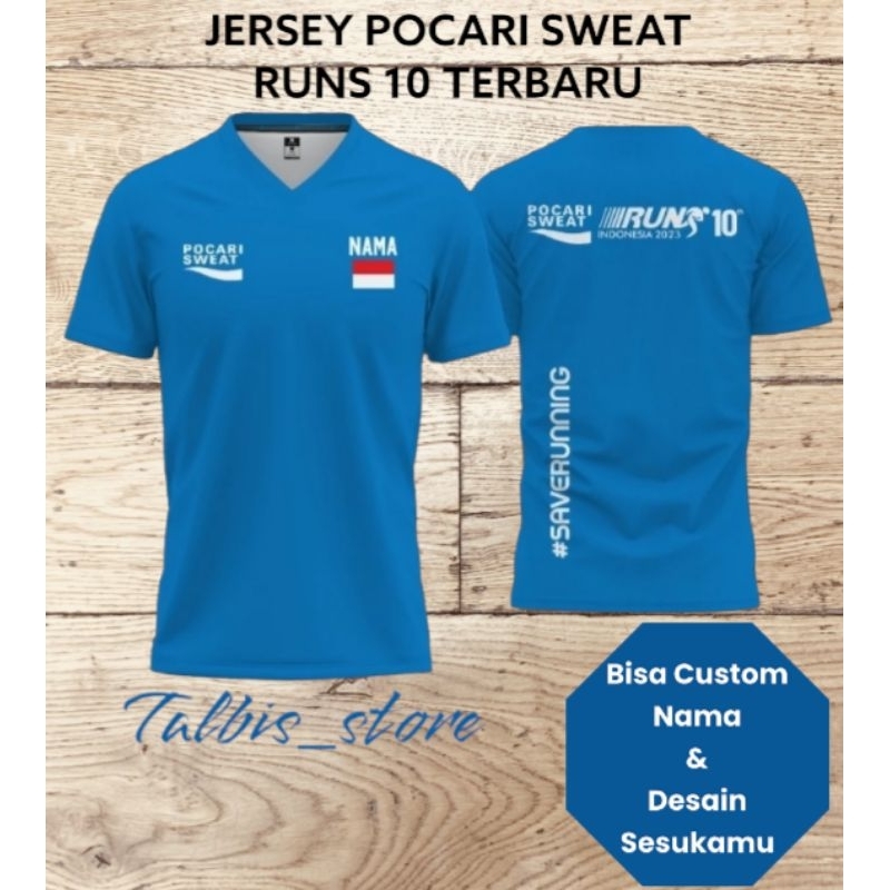 Jersey Pocari Sweat Run 10° Terbaru 2023