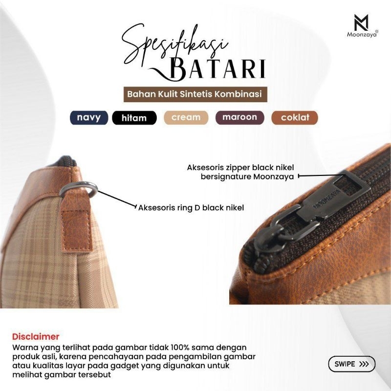 Tas Selempang Kecil Tas Cewek Simpel Tas Batari Ori by Moonzaya
