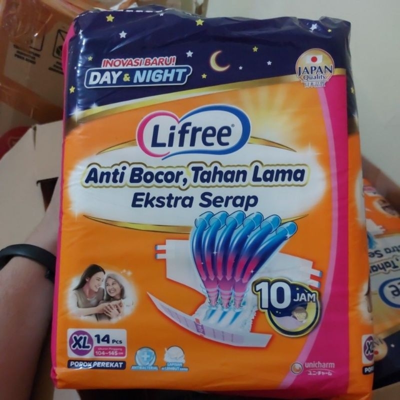 Lifree Popok Perekat Size M,L,  XL Lansia Pampers Lansia Popok Lansia