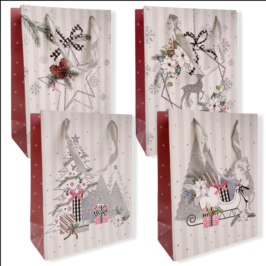 

W! Accessories Kantong Kertas / Paper Bag Natal 24x18x8cm 67270300