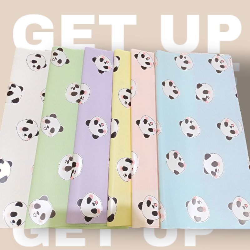 

kertas buket motif panda