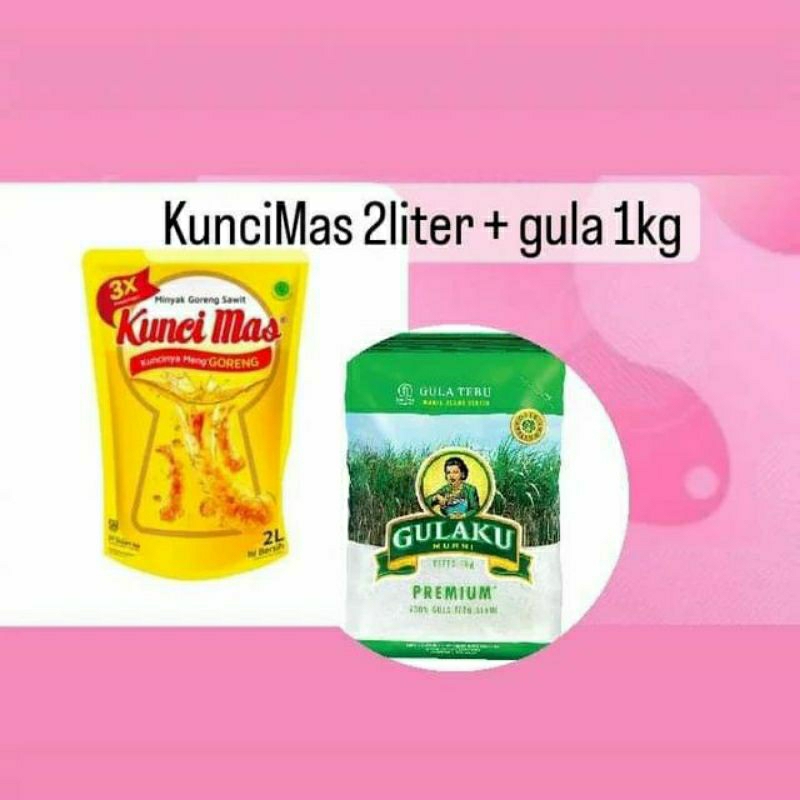 

minyak kuncimas 2liter + gula 1kg pengiriman Tangerang