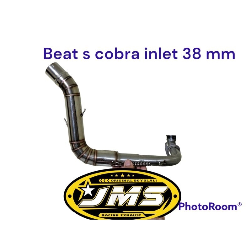 leher knalpot beat samping cobra inlet 38 mm