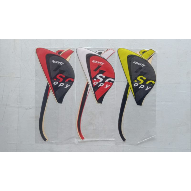 stiker stripping standart motor scoopy sporty 2021