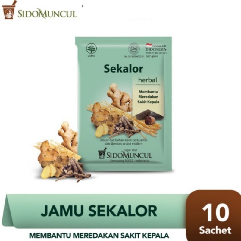 

Jamu SEKALOR Sidomuncul 10 sachet