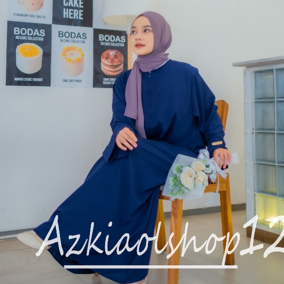 (BISA COD) ABAYA TURKI BASIC ABAYA WANITA