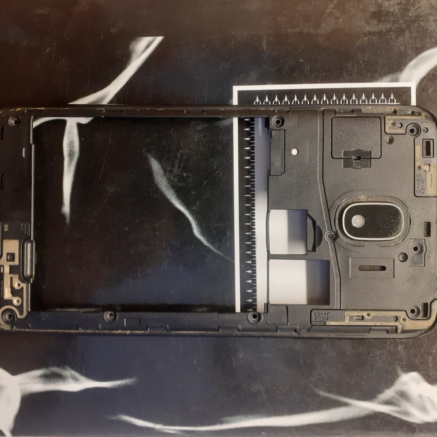 TUTUP MESIN SAMSUNG J4/J400F TULANG TENGAH CASING TENGAH TUTUP MESIN